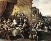FRANCKEN, Ambrosius Feast of Esther dfh China oil painting reproduction